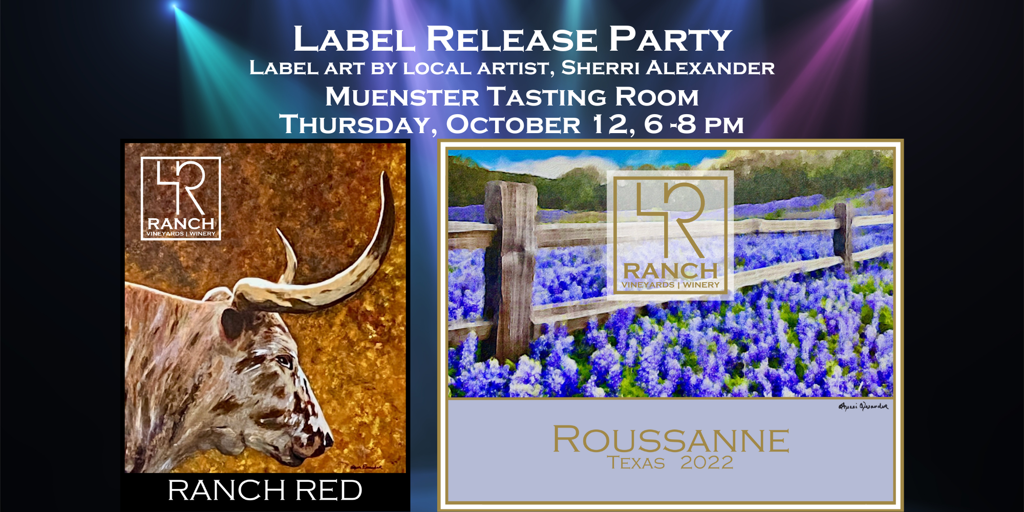 Label Release Party, Muenster Tasting Room, Thaursday, October 12, 6 -8 pm