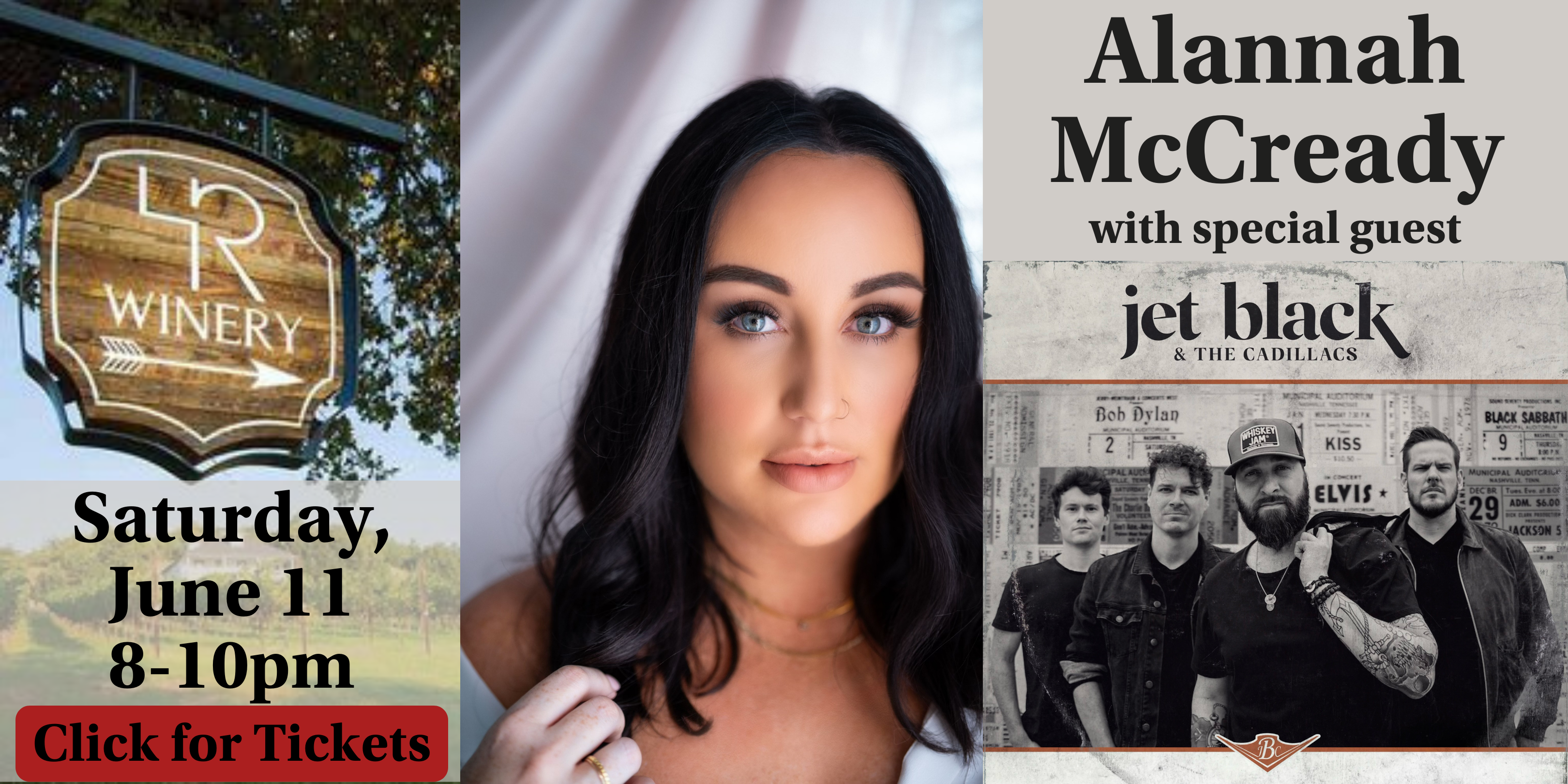 Alannah McCready with special guest Jet Black & the Cadillacs